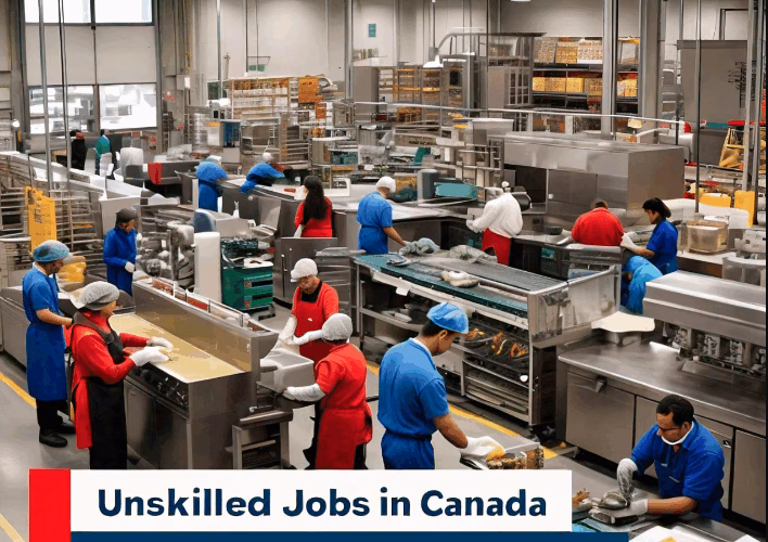 List of unskilled jobs in Canada with visa sponsorship